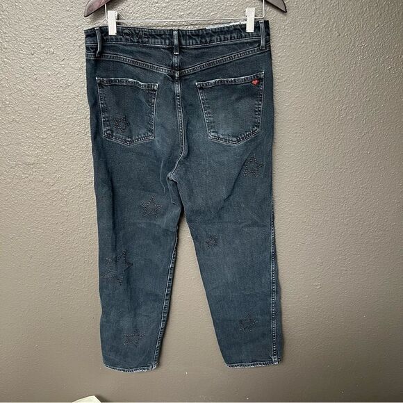 Anthropologie Sundry Stars Ultra High-Rise Straight Black Jeans - Picture 7 of 13